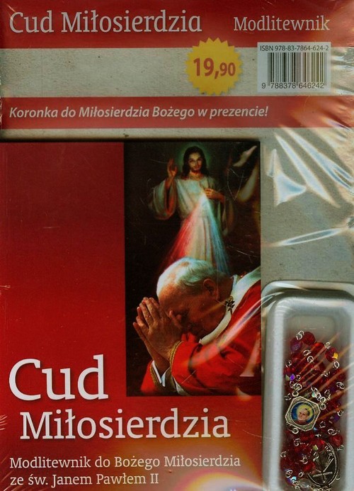 Image of Cud miłosierdzia Modlitewnik do Bożego Miłosierdzia ze św. Janem Pawłem II z koronką