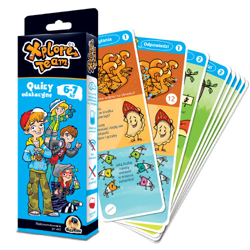 Image of Xplore Team Quizy edukacyjne 6-7 lat