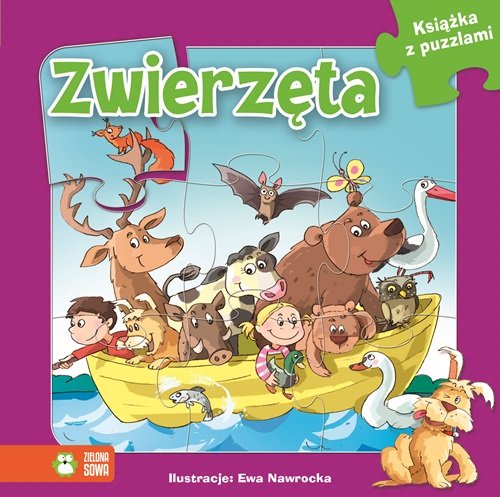 Image of Książka z puzzlami Zwierzęta