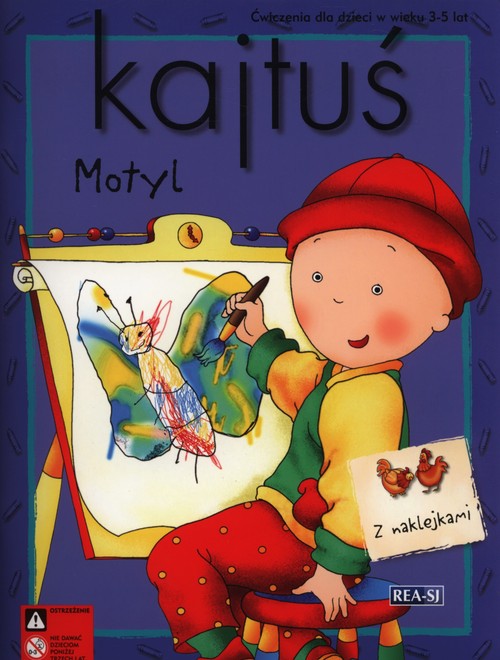 Image of Kajtuś Motyl z naklejkami