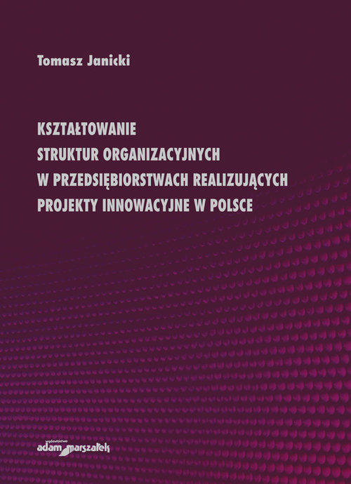 Image of Kształtowanie struktur organizacyjnych w przedsiębiorstwach realizujących projekty innowacyjne w Polsce