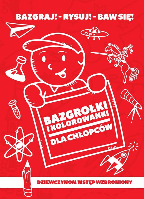Image of Bazgrołki i kolorowanki dla chłopców