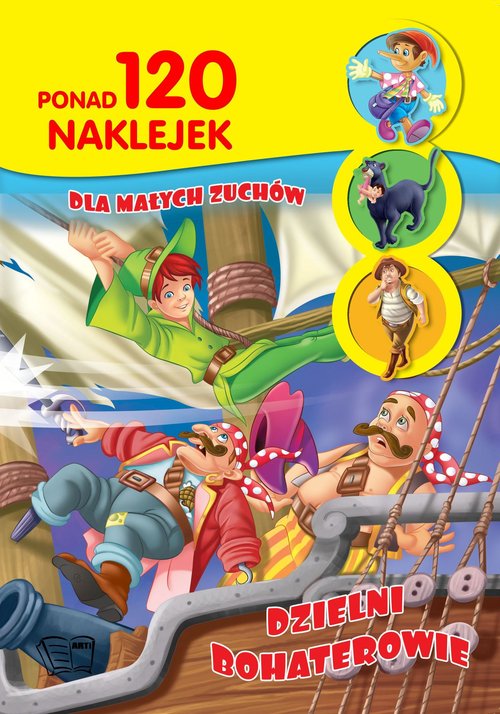 Image of Dzielni bohaterowie ponad 120 naklejek dla małych zuchów