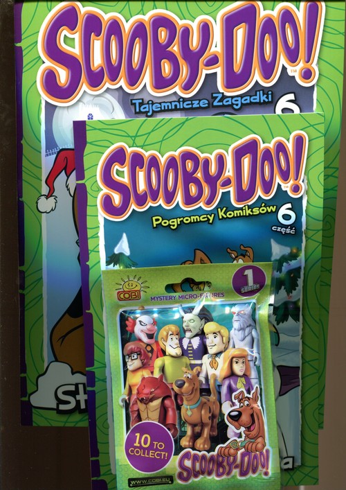 Image of Scooby Doo Tajemnicze zagadki część 6 Zestaw dwóch książek i zabawka Straszne święta Pogromcy Komiksów
