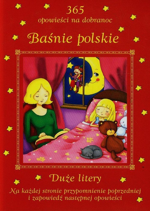 Image of Baśnie polskie 365 opowieści na dobranoc Duże litery