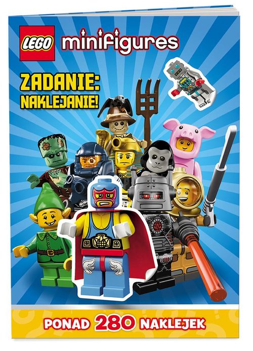 Image of Lego Minifigures Zadanie: naklejanie