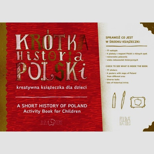 Image of Krótka Historia Polski kreatywna książeczka dla dzieci
