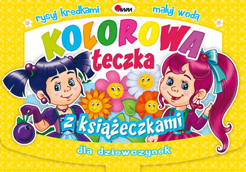 Image of Kolorowa teczka z książeczkami dla dziewczynek