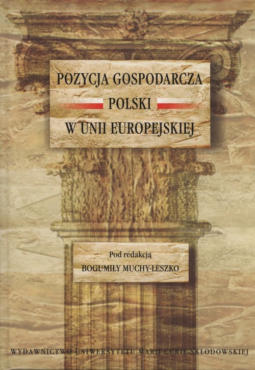 Image of Pozycja gospodarcza Polski w Unii Europejskiej