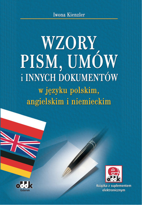 Image of Wzory pism, umów i innych dokumentów w języku polskim, angielskim i niemieckim
