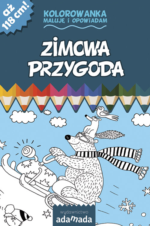 Image of Zimowa przygoda Kolorowanka Maluję i opowiadam