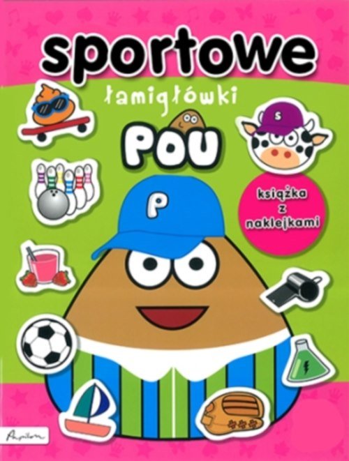 Image of POU. Sportowe łamigłówki Książka z naklejkami