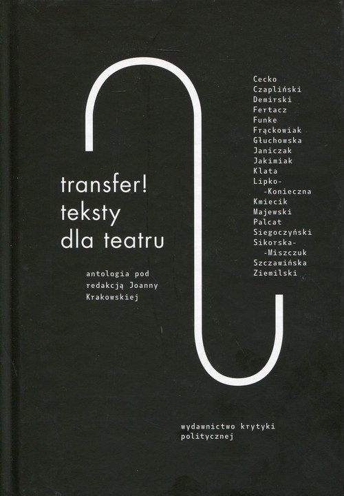 Image of Transfer Teksty dla teatru Antologia