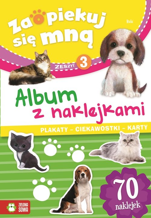 Image of Zaopiekuj się mną Album z naklejkami Część 3