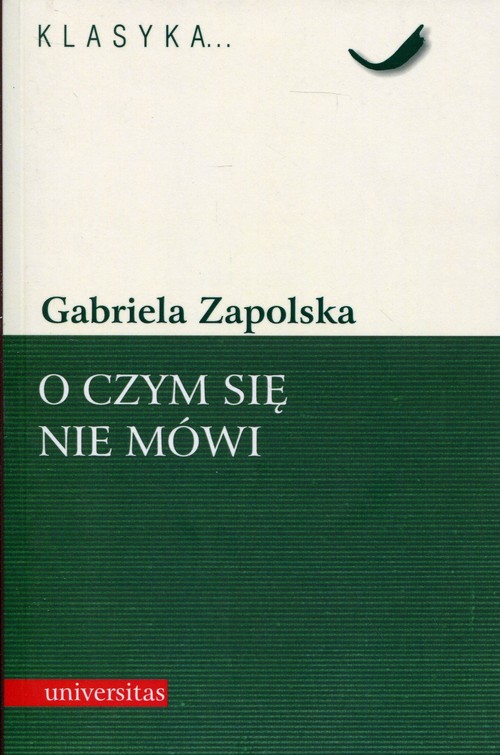 Image of O czym się nie mówi