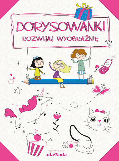 Image of Dorysowanki Rozwijaj wyobraźnię zeszyt różowy