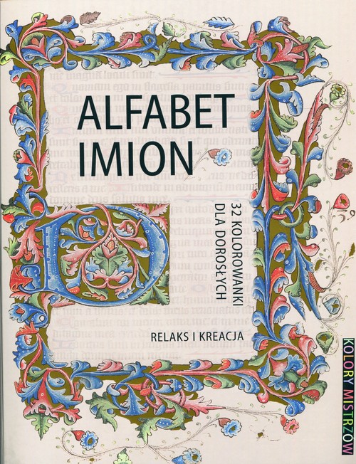 Image of Relaks i kreacja Kolory mistrzów Alfabet imion