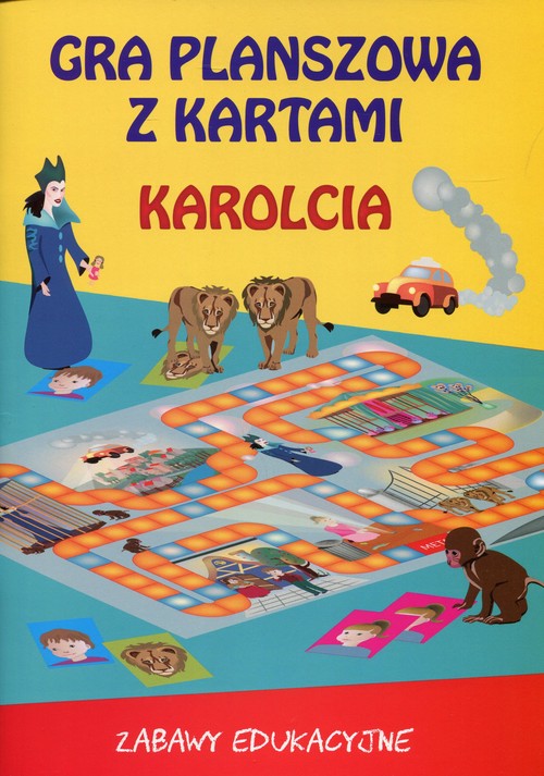 Image of Gra planszowa z kartami Karolcia