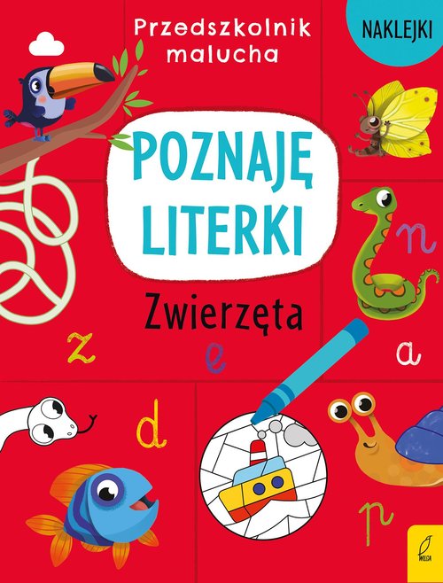Image of Przedszkolnik malucha Poznaję literki Zwierzęta