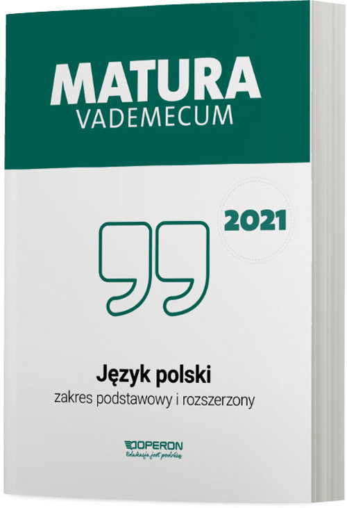 Image of Język polski Matura 2021 Vademecum ZPR