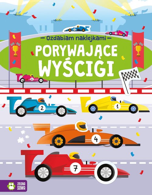 Image of Ozdabiam naklejkami Porywające wyścigi