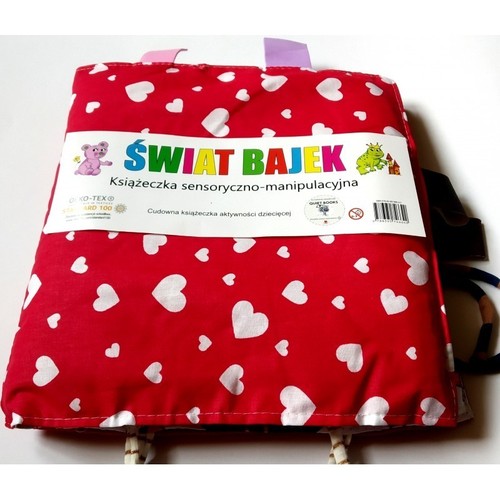 Image of Świat Bajek Książeczka sensoryczno-manipulacyjna Cudowna książeczka aktywności dziecięcej