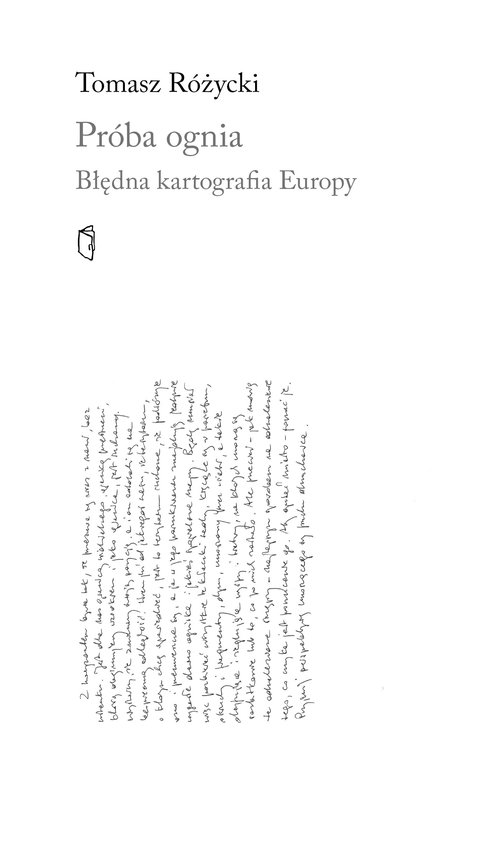 Image of Próba ognia Błędna kartografia Europy