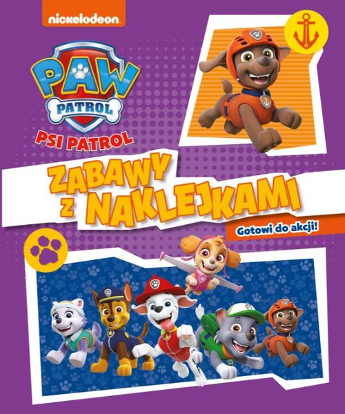 Image of Psi Patrol Zabawy z naklejkami Gotowi do akcji!