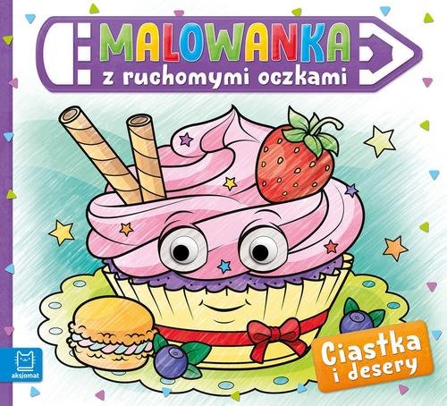 Image of Malowanka z ruchomymi oczkami Ciastka i desery
