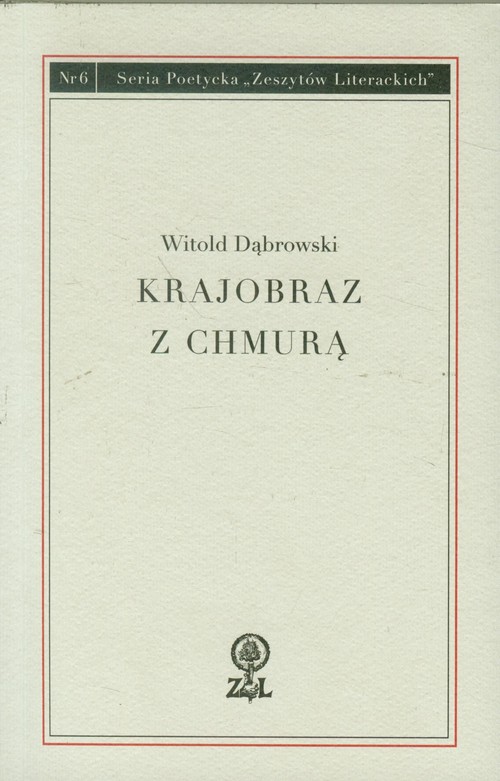 Image of Krajobraz z chmurką Seria Poetycka Zeszytów Literackich Nr 6