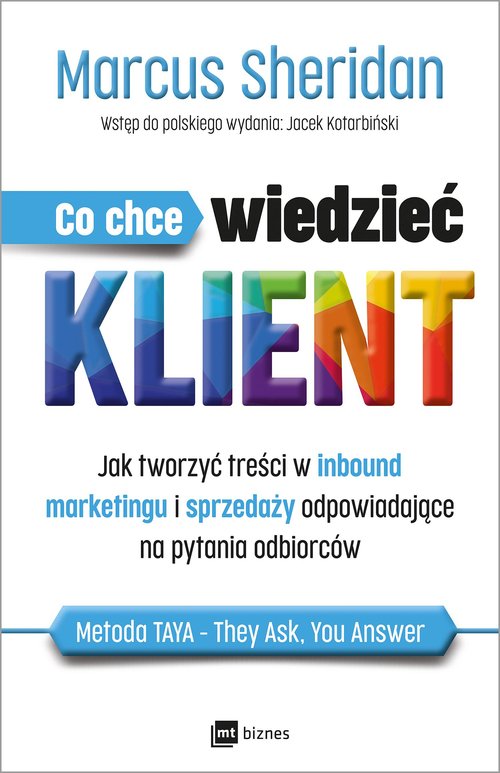 Image of Co chce wiedzieć klient? Jak tworzyć treści w inbound marketingu i sprzedaży odpowiadające na pytania odbiorców