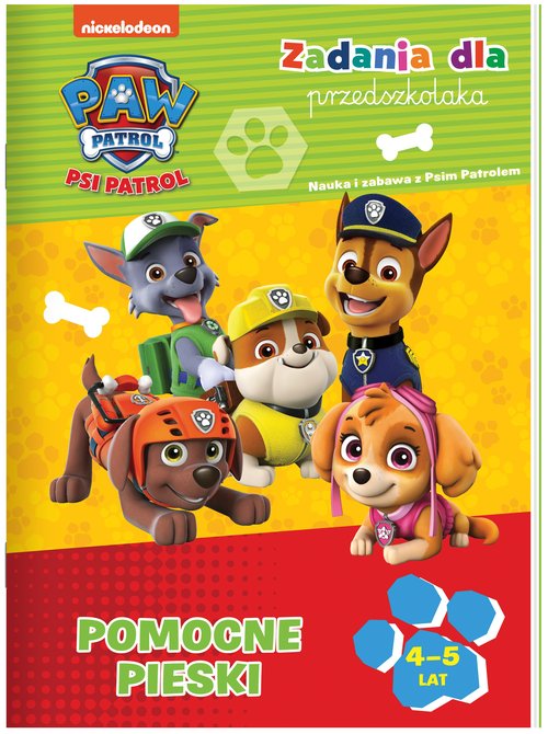 Image of Psi Patrol Zadania dla przedszkolaka Pomocne pieski 4-5 lat