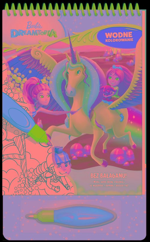 Image of Barbie Wodne kolorowanie