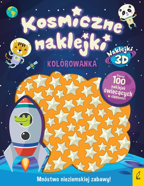 Image of Kosmiczne naklejki Kolorowanka