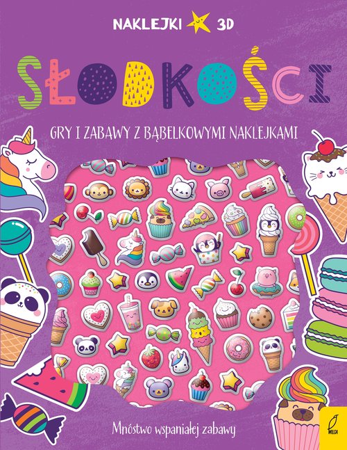 Image of Wypukłe naklejki Słodkości