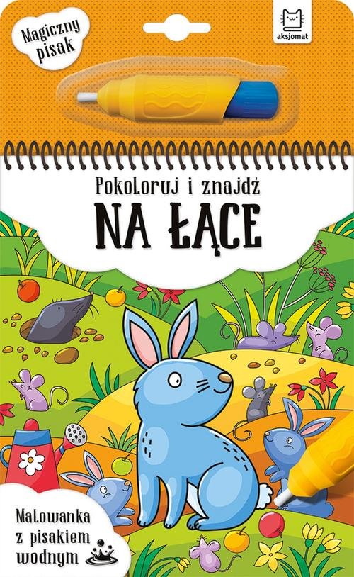 Image of Pokoloruj i znajdź Na łące Malowanka z pisakiem wodnym