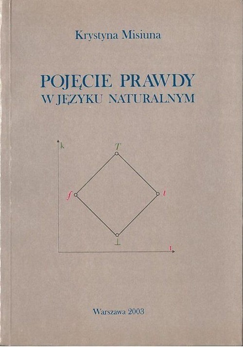 Image of Pojęcie prawdy w języku naturalnym