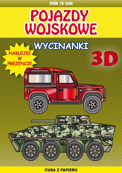 Image of Pojazdy wojskowe wycinanki 3 D