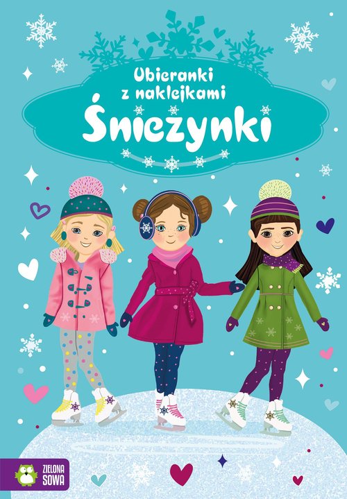 Image of Ubieranki z naklejkami Śnieżynki