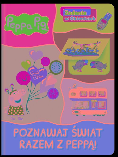 Image of Peppa Pig Zadania w Okienkach Poznawaj świat razem z Peppą!