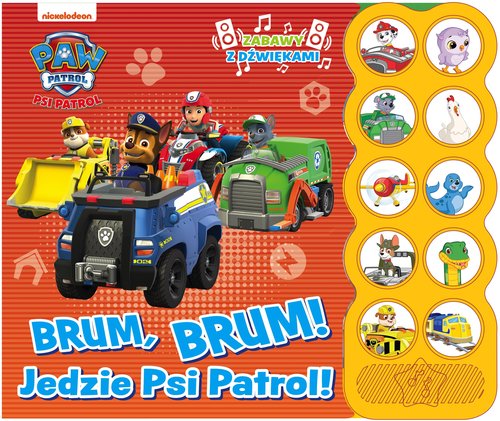 Image of Psi Patrol Zabawy z dźwiękami Brum, Brum! Jedzie Psi Patrol!