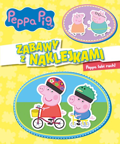 Image of Peppa Pig Zabawy z naklejkami Peppa lubi ruch!