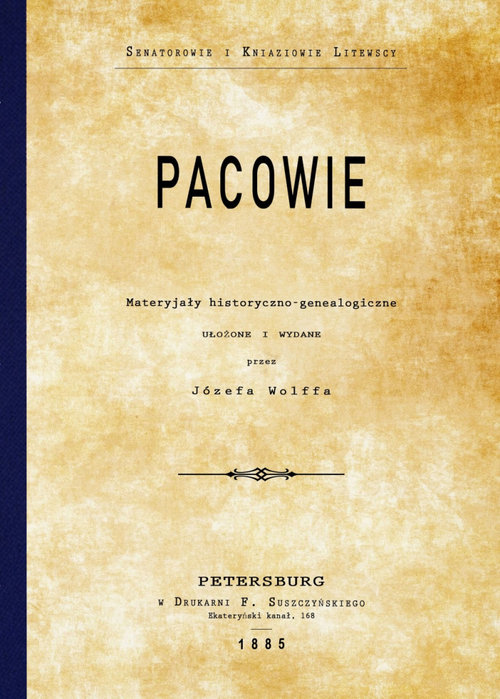 Image of Pacowie Materyjały historyczno-genealogiczne