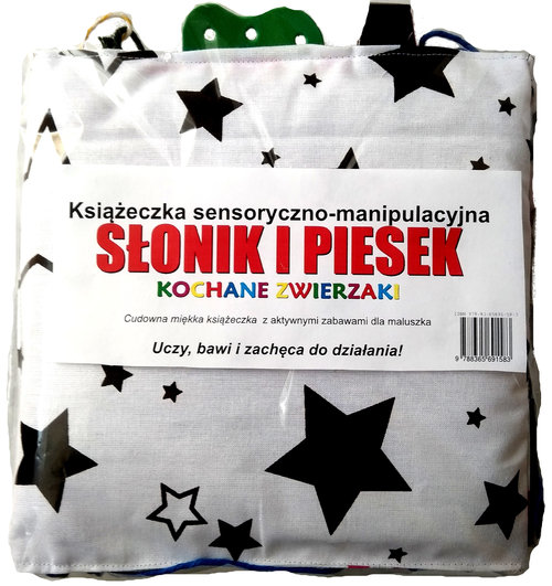 Image of Słonik i piesek Książeczka sensoryczno-manipulacyjna