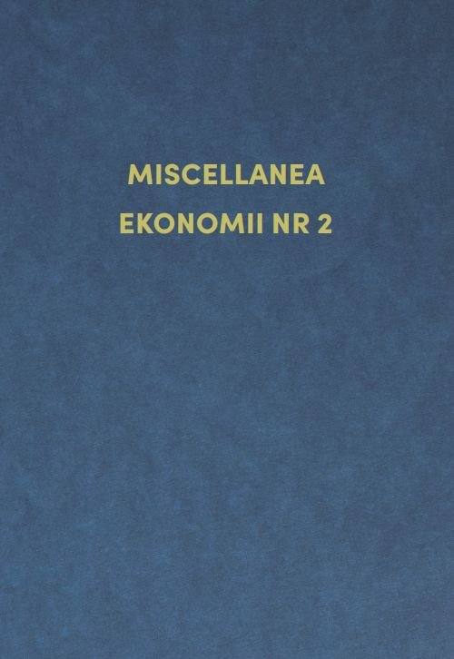 Image of Miscellanea ekonomii nr 2