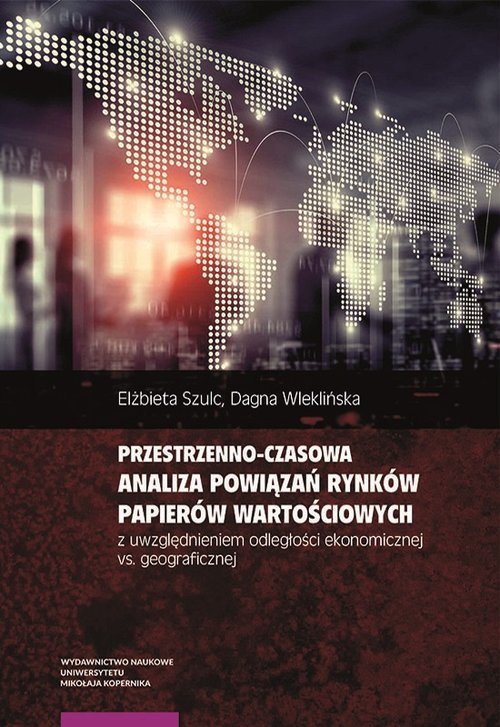 Image of Przestrzenno-czasowa analiza powiązań rynków papierów wartościowych z uwzględnieniem odległości