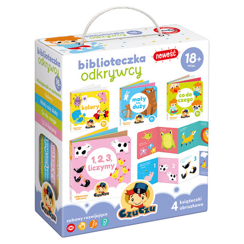 Image of CzuCzu Biblioteczka Odkrywcy 18 mies.+