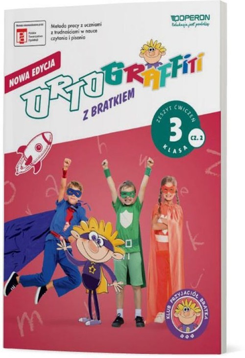 Image of Ortograffiti z Bratkiem 3 Język polski Zeszyt ćwiczeń Część 2 Szkoła podstawowa