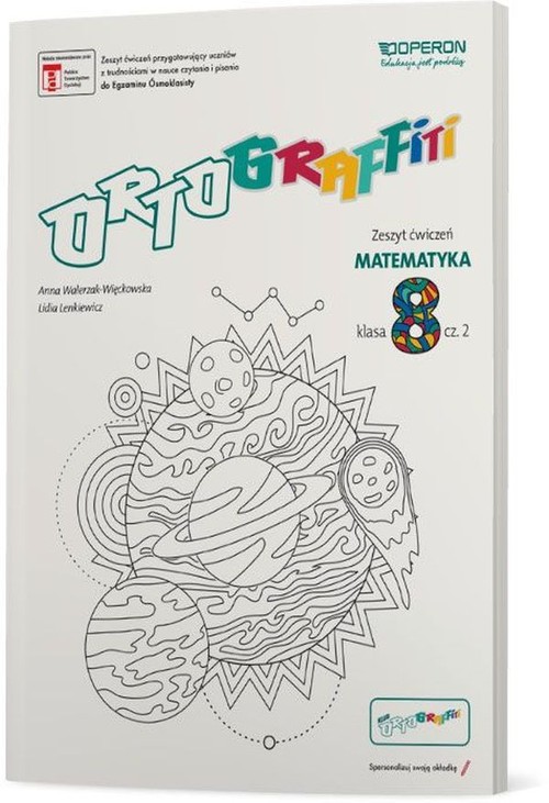 Image of Ortograffiti 8 Matematyka Zeszyt ćwiczeń Część 2 Szkoła podstawowa