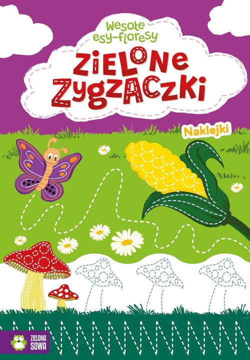 Image of Wesołe esy-floresy Zielone zygzaczki